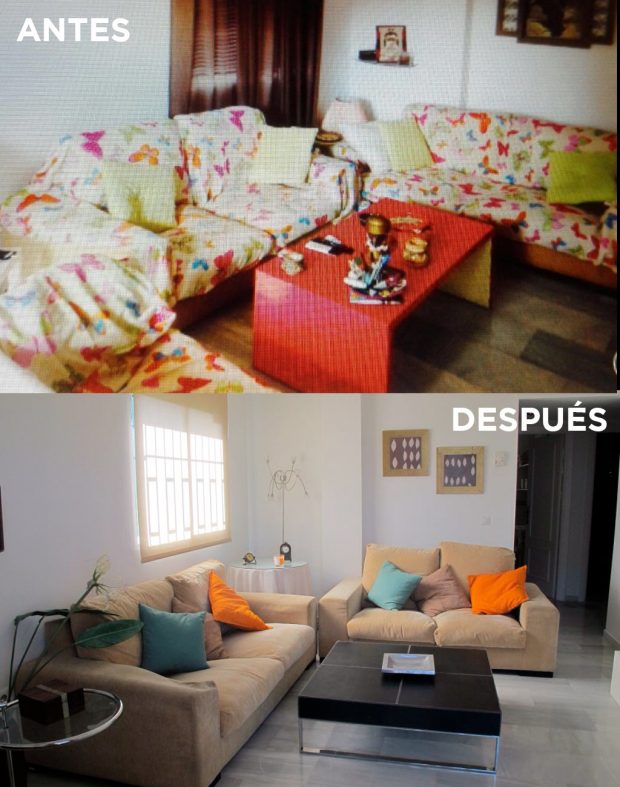 salon-antes-y-despues-con-home-staging-en-marbella