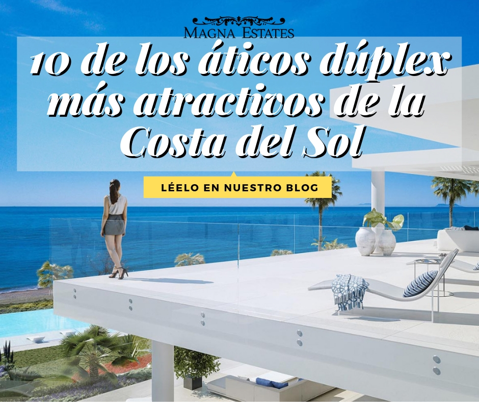 10 de los áticos dúplex más atractivos de la Costa del Sol